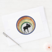 Sticker Rectangulaire Cette couronne d'orignal (Enveloppe)