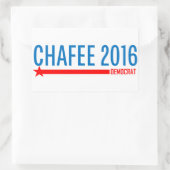 Sticker Rectangulaire Chafee pour le président 2016 (Sac)