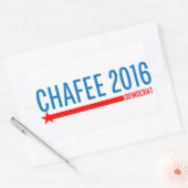 Sticker Rectangulaire Chafee pour le président 2016 (Enveloppe)