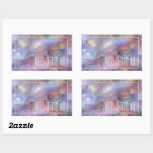 Sticker Rectangulaire Chag Purim Sameach Mishloach Manot - Purim Cadeaux (Feuille)