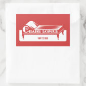 Sticker Rectangulaire Chaise Longue (Sac)