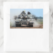 Sticker Rectangulaire Challenger 2 Main Battle Tank (Sac)