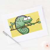 Sticker Rectangulaire Chameleon Cute Funny (Enveloppe)