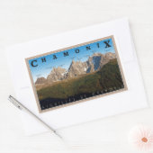 Sticker Rectangulaire Chamonix - Aiguille de Chamonix (Enveloppe)