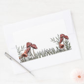 Sticker Rectangulaire Champ champignon (Enveloppe)