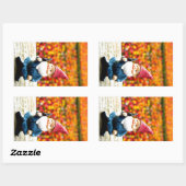 Sticker Rectangulaire Champ Gnome (Feuille)