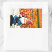 Sticker Rectangulaire Champ Gnome (Sac)