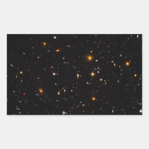 Sticker Rectangulaire Champ ultra profond de Hubble