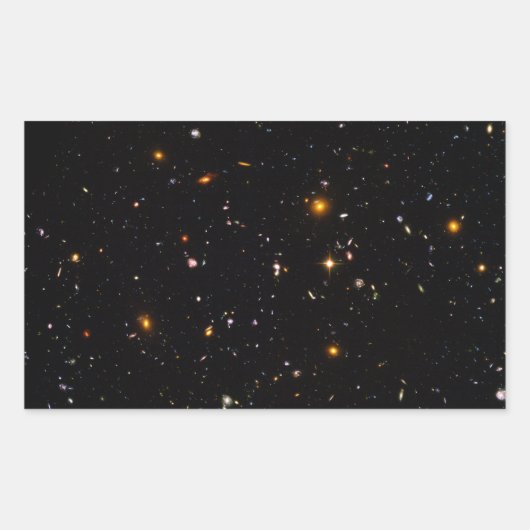 Sticker Rectangulaire Champ ultra profond de Hubble (Devant)