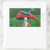 Sticker Rectangulaire Champignons magiques (Sac)