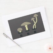 Sticker Rectangulaire Champignons (nourriture, poison, haute) (Enveloppe)