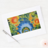 Sticker Rectangulaire Champs de tournesol pour toujours (Enveloppe)