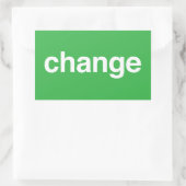 Sticker Rectangulaire Changement (Sac)