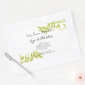 Sticker Rectangulaire Changement d'étiquette d'adresse (Enveloppe)