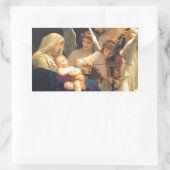 Sticker Rectangulaire Chanson des Anges, William-Adolphe Bouguereau (Sac)