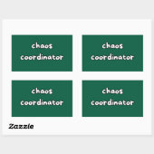 Sticker Rectangulaire chaos coordinator (Feuille)