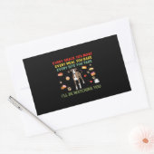 Sticker Rectangulaire Chaque collation que vous faites chaque repas que (Enveloppe)