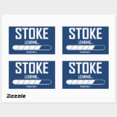 Sticker Rectangulaire Chargement du stock (Feuille)