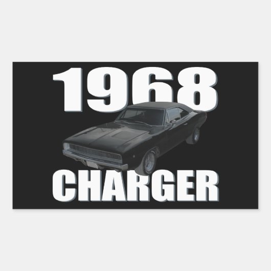 Sticker Rectangulaire Chargeur 1968 rt (Devant)