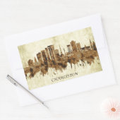 Sticker Rectangulaire Charleston Caroline du Sud (Enveloppe)