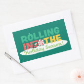 Sticker Rectangulaire Charlie Brown | Retour à la saison des fêtes (Enveloppe)