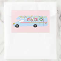 Charming Christmas Camper Vintage RV Xmas