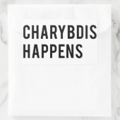 Sticker Rectangulaire Charybdis arrive (Sac)