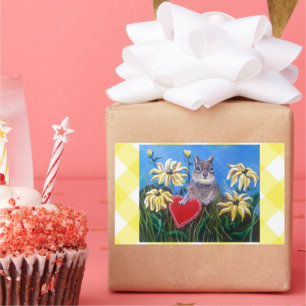 Sticker rectangulaire "Chasse pour les Valentines"