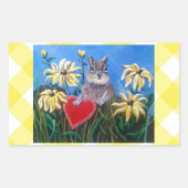 Sticker rectangulaire "Chasse pour les Valentines" (Devant)