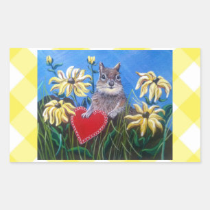 Sticker rectangulaire "Chasse pour les Valentines"