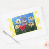 Sticker rectangulaire "Chasse pour les Valentines" (Enveloppe)