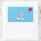 Sticker Rectangulaire Chasser votre passion (Sac)