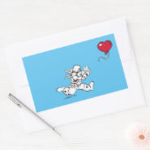 Sticker Rectangulaire Chasser votre passion (Enveloppe)