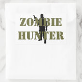 STICKER RECTANGULAIRE CHASSEUR DE ZOMBIES (Sac)