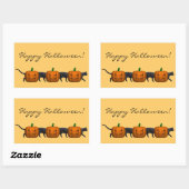 Sticker Rectangulaire Chat le plus long du monde (Feuille)