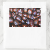 Sticker Rectangulaire Châtaignes (Sac)