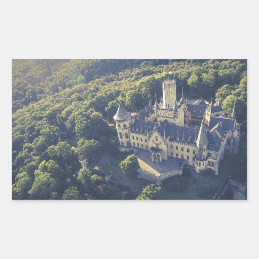 Sticker Rectangulaire Château de Fairytale (Devant)