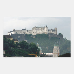Sticker Rectangulaire Château de Hohensalzburg, Salzbourg