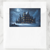 Sticker Rectangulaire Château de la nuit froide Hollow (Sac)