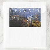 Sticker Rectangulaire Château de Neuschwanstein | Allemagne, Bavière (Sac)