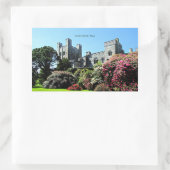 Sticker Rectangulaire Château de Penrhyn, Pays de Galles (Sac)