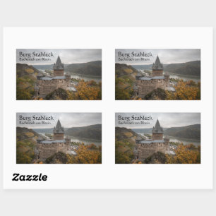 Sticker Rectangulaire Château de Stahleck Allemagne