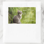 Sticker Rectangulaire Chats (Sac)