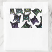 Sticker Rectangulaire Chats cool (Sac)