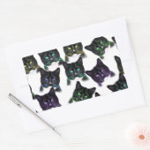 Sticker Rectangulaire Chats cool (Enveloppe)