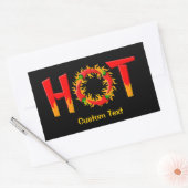 STICKER RECTANGULAIRE CHAUD (Enveloppe)