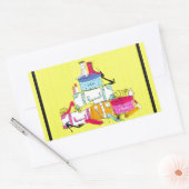 Sticker Rectangulaire Chaussures Chaussures Chaussures & Bagages Joli De (Enveloppe)