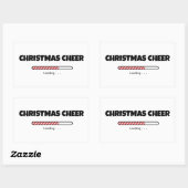 Sticker Rectangulaire Cheer de Noël - barre de progression - Chargement (Feuille)