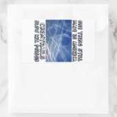 Sticker Rectangulaire Chemails - Fabriqué en Amérique (Sac)