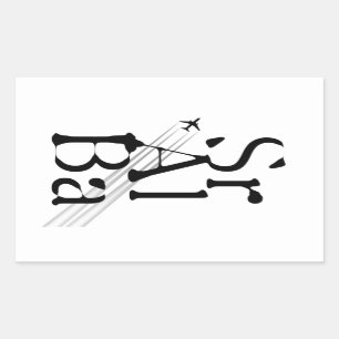 Sticker Rectangulaire Chemails Sr+Al+Ba